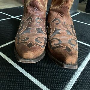 J.B. Dillon men’s distressed Cowboy Boots